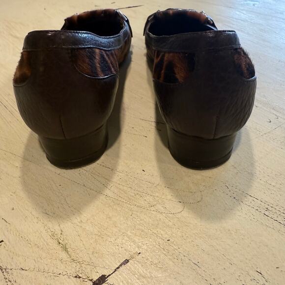 Dolce & Gabbana Animal Print Leather Ballet Flats Shoes Size 36 6 - Picture 3 of 10